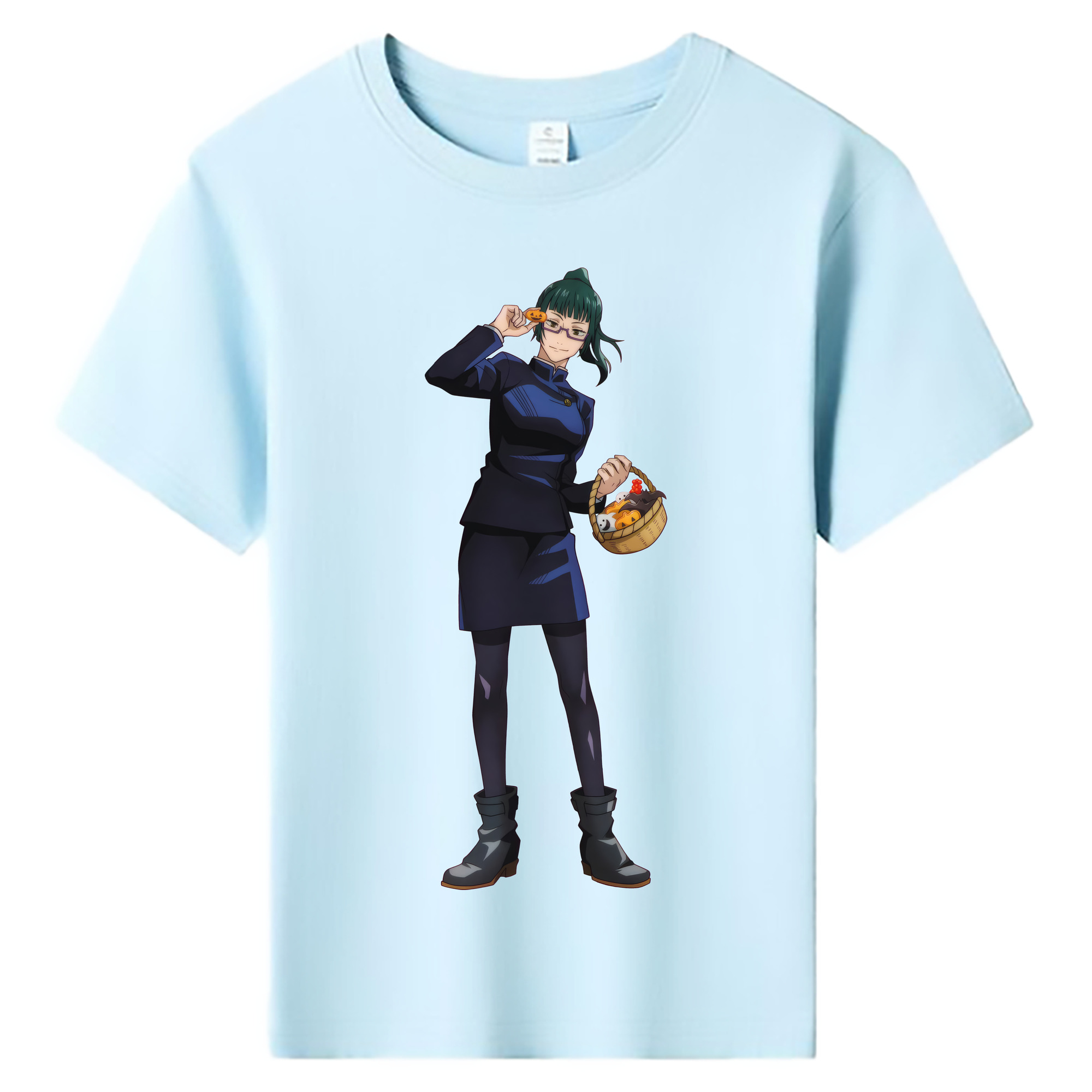 （画像用） 呪術廻戦 Jujutsu Kaisen 綿100％キッズTシャツ（フロントプリント）